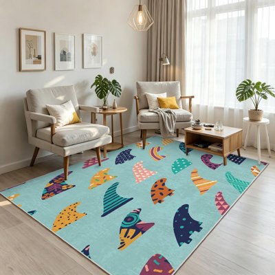 Pink Machine Washable,Single Surfing Surf Hawaii Surfboard Indoor Area Rug