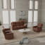 Canapé inclinable électrique Oslo avec causeuse et fauteuil inclinable oscillant-639969481