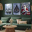 3 Piece Wrapped Canvas Print