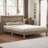 Walter Contemporary 66.1'' W Platform Queen Bed with Headboard-2117452277-2117452276