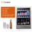 Ca'lefort 24'' Built-in Beverage Refrigerators & Coolers 220 Cans Refrigerator Beverage Center Beer Cooler with LED Light and Adjustable Shelves-124597466