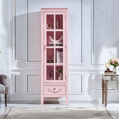 French style light luxury bookcase
