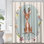 Mignon rideau de douche avec 12 crochets