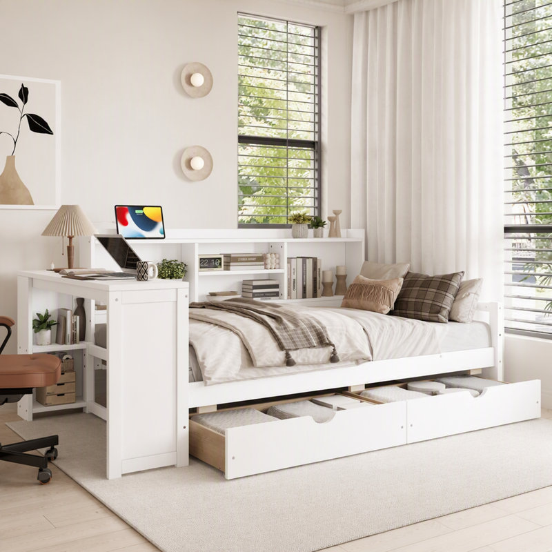 Bed, Blanc