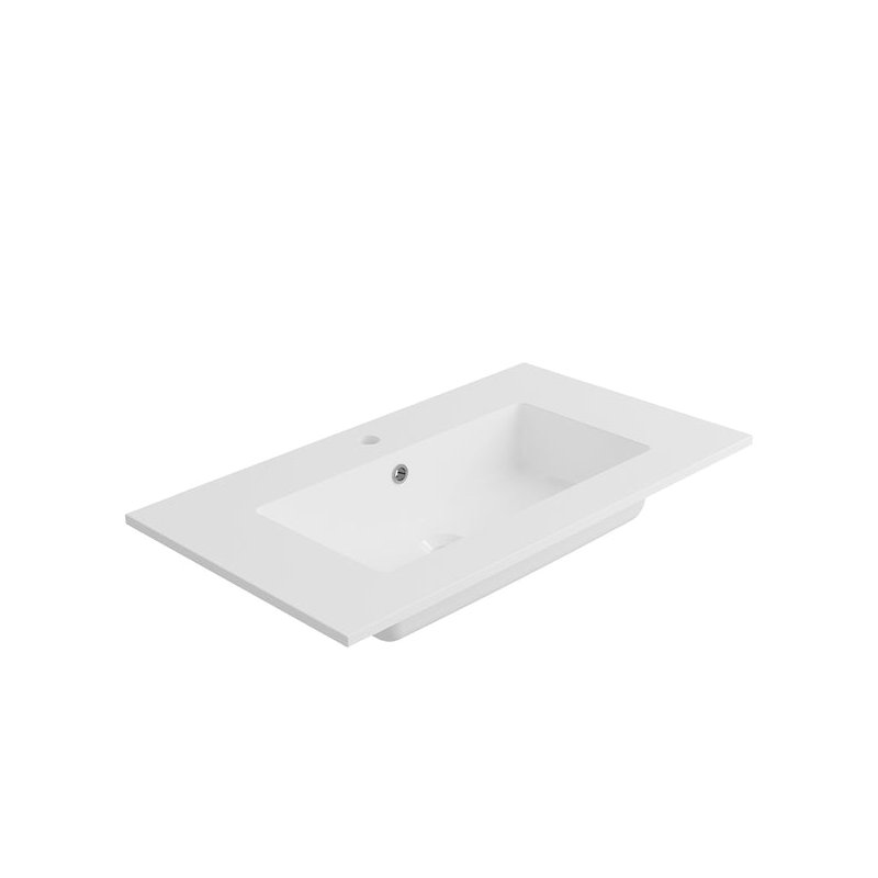 Lavabo-lavabo simple 32 po DAX Toscana, brillant