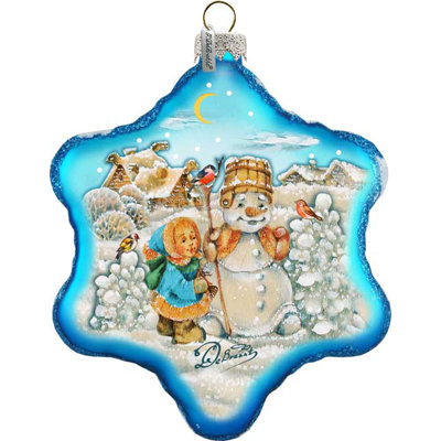 Ornement en forme de flocon de neige Holiday Holiday Splendor
