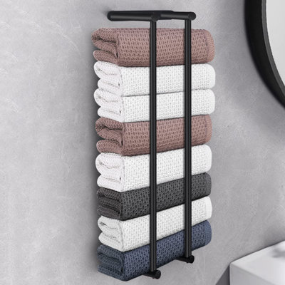 Tishkevich 2 Wall Mounted Required Towel Rack