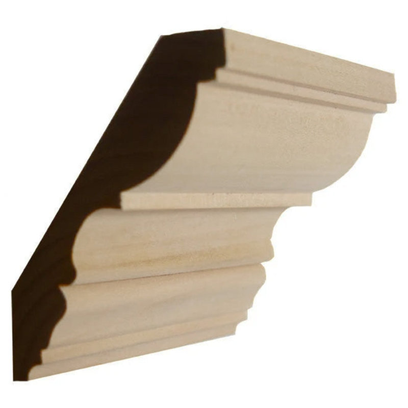 Couronne EWCR30 sans finition, Peuplier, H 6,125 po x l 1,0625 po x P 94 po