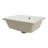 OUKANING 11.81'' X 15.75" Ceramic Rectangular Bathroom Sink with Overflow