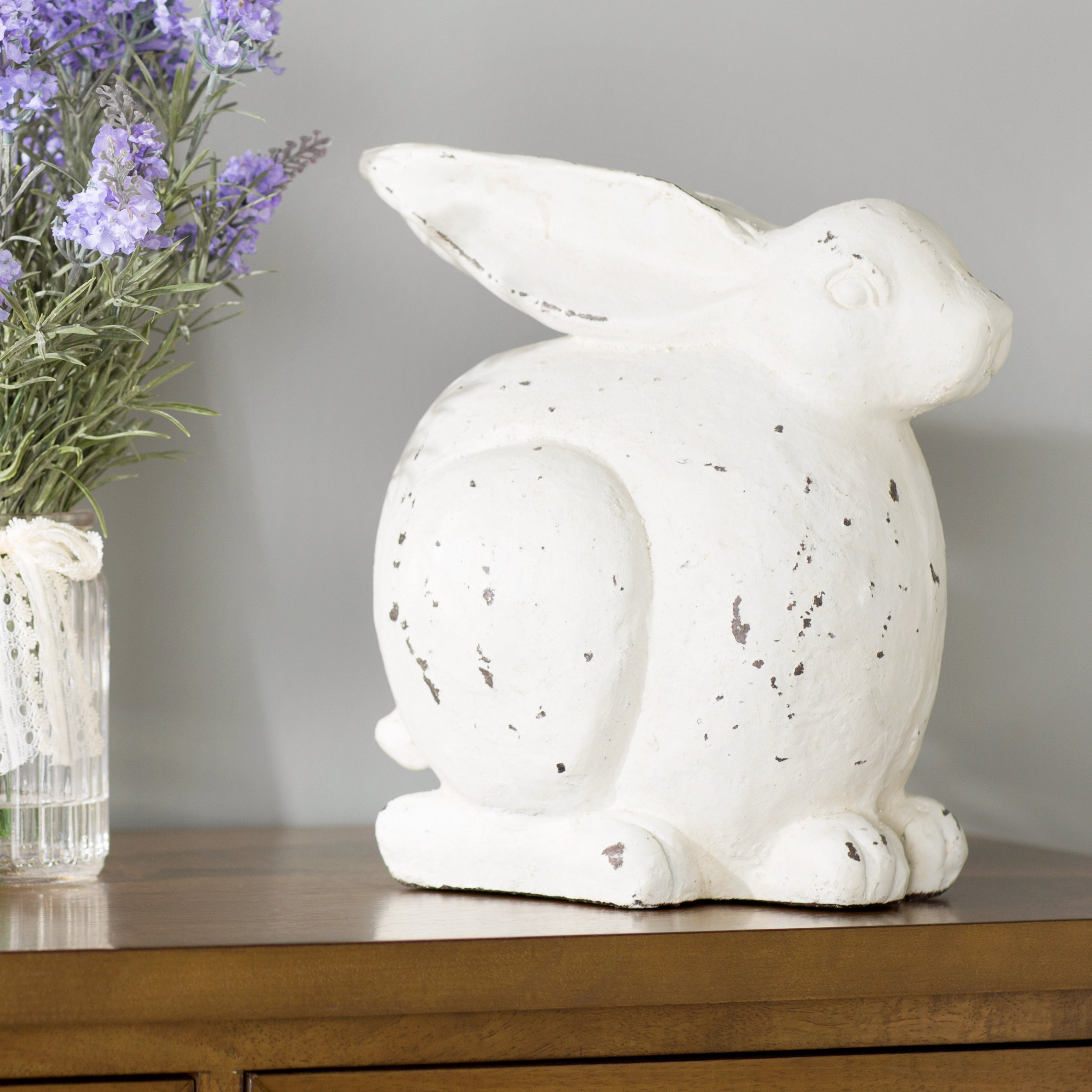 Lark Manor™ Sitting Rabbit Figurine | Wayfair