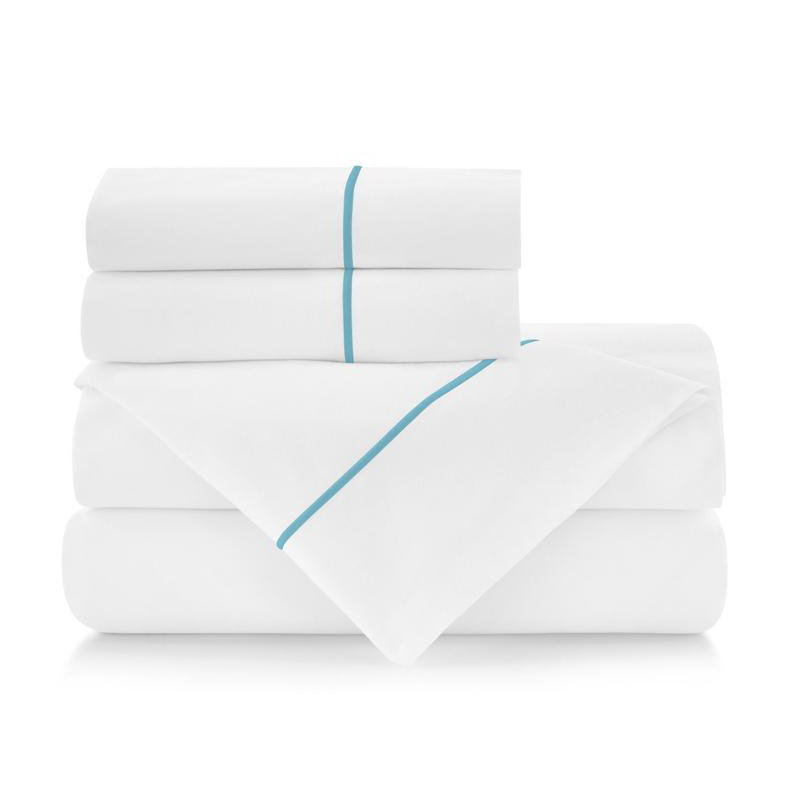 Boutique 200 100% Cotton Sheet Set, Queen Sheet Set with 2 Pillowcases, Platinum