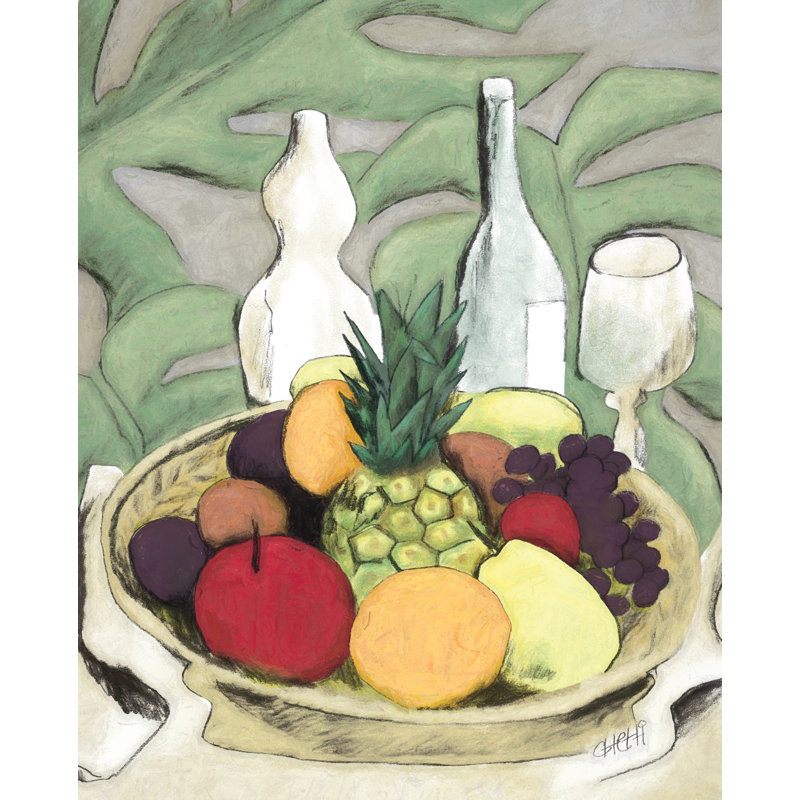 Picasso on Vacation - Painting Print, 76 cm H x 51 cm W, Black Floater Framed