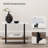 Faux Marble Top End Table-1830939429