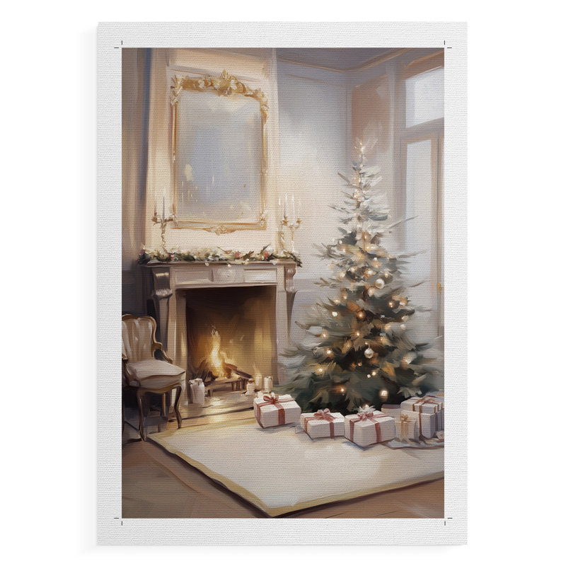 Art des Fêtes de Noël - série 2-CCxxxix - impression sur toile seulement - non encadrée, H 36 po x l 24 po