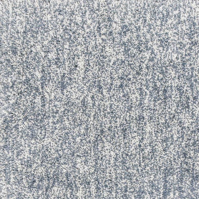 6' Round Slate Heather Plain Indoor Area Rug, Rectangle 7' x 9'