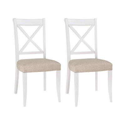 Ziggy Fabric Cross Back Side Chair