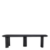 Dining Table Bergman L Natural Oak Veneer - Legs Set Of 3