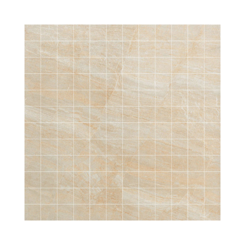 Carreaux de mosaïque en porcelaine Anthology, Beige