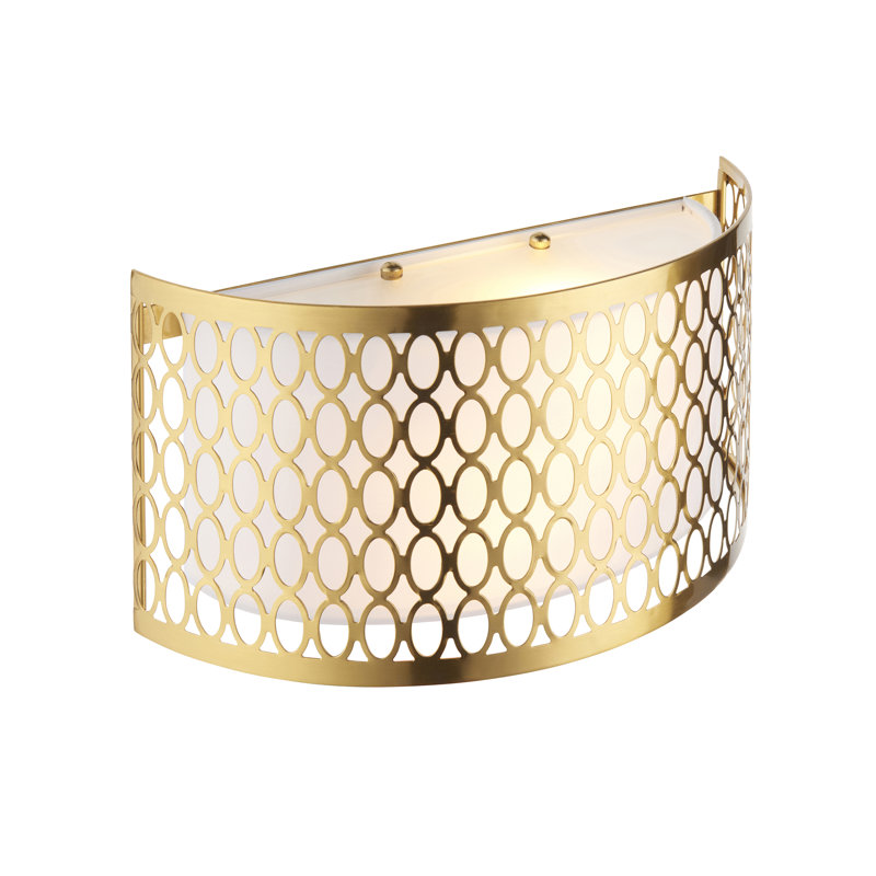 Erika 2 light Wall Light effect plate, Gold