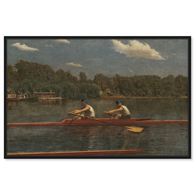 Art Remedy, toile de paysage classique, Binglin Brothers Racing 1872
