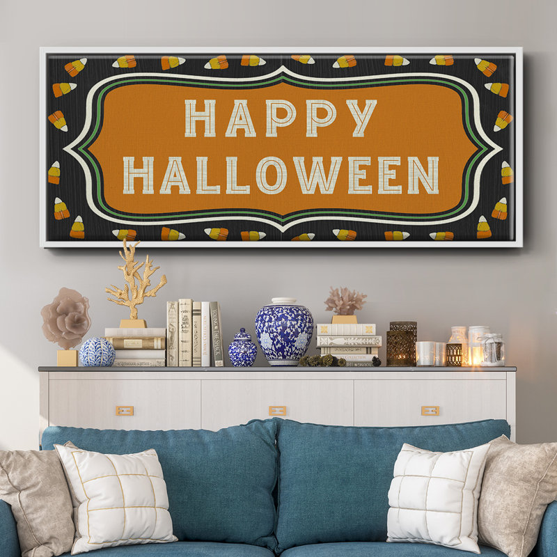 Happy Hallowween- Framed Canvas