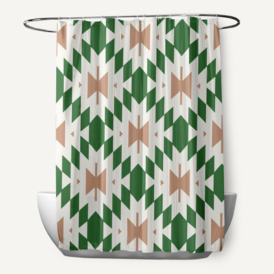 Senoia Geometric Shower Curtain