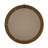 Martha Stewart Luna Natural Rattan 26.7" Dia. Round Wall Mirror