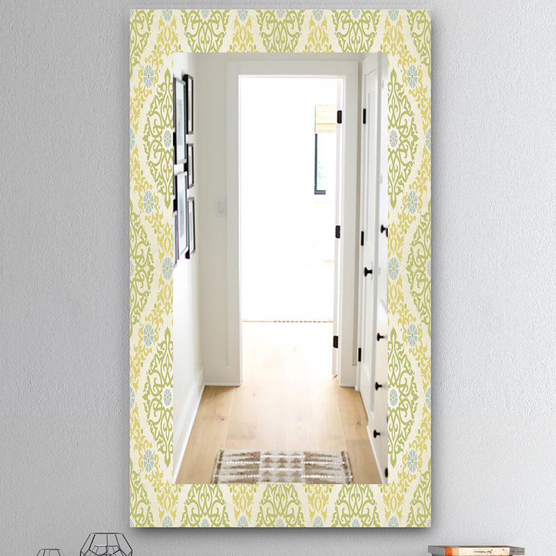Miroir mural de style orientale, H 39,4 po x l 29,5 po