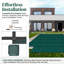 Housse de sécurité durable pour piscine creusée - Toile en maille d'hiver 18 x 36 pi avec trousse de quincaillerie complète-126161602-126161604