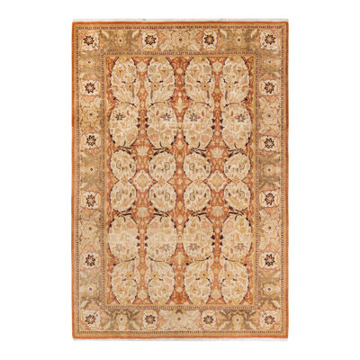 Keenan One-of-a-Kind 6' 1" X 8' 10" 2000s Wool Area Rug in Brown