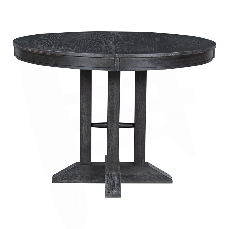 Table de salle à manger à rallonge Farmhouse, Noir