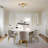 Bora 2-Light Dimmable Modern Flush Mount Ceiling Light With Clear Textured Glass Shade-1675236105