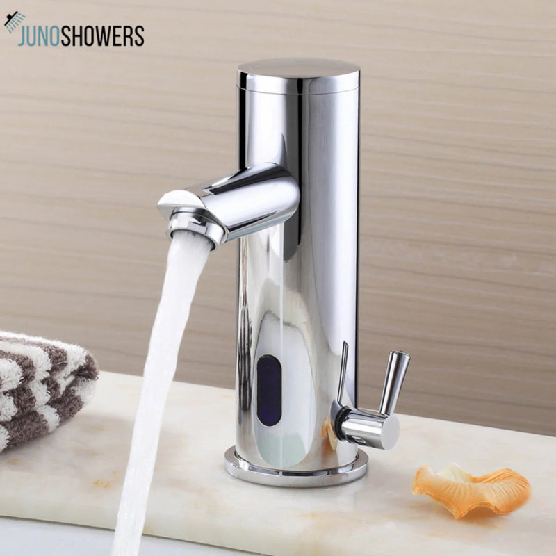 Rainfall Shower System with Handheld and Tub Spout in Chrome Wall Mount Design
