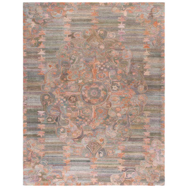 Tapis oriental performance touffeté à la main Marquee 105, Rectangulaire 8 pi x 10 pi