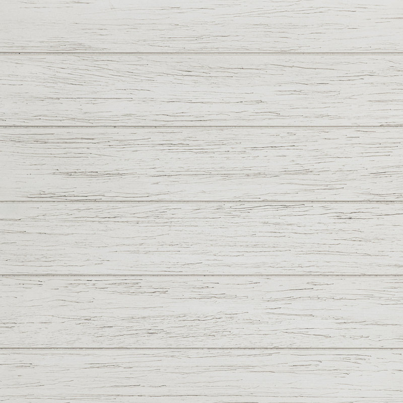 Ensemble de table en bois 2 pièces avec rangement en blanc vieilli, Blanc patiné