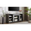 Grand support de rangement pour bureau de télévision avec bordure en faux pierre, console média avec grand meuble de rangement, meuble télé multimédia moderne-28583091-24406052-7107070