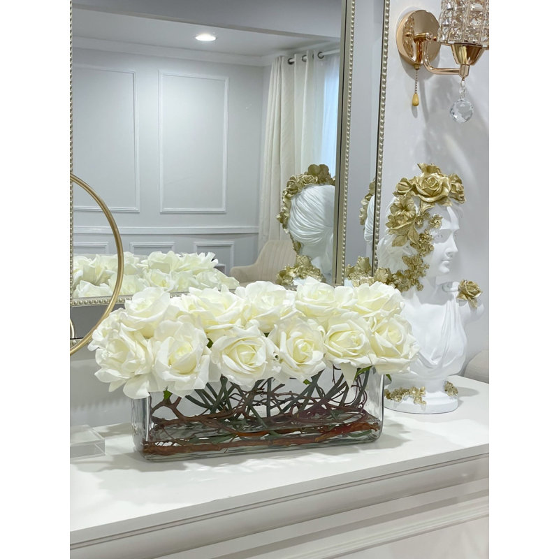 Centre de table Modern Touch, Blanc