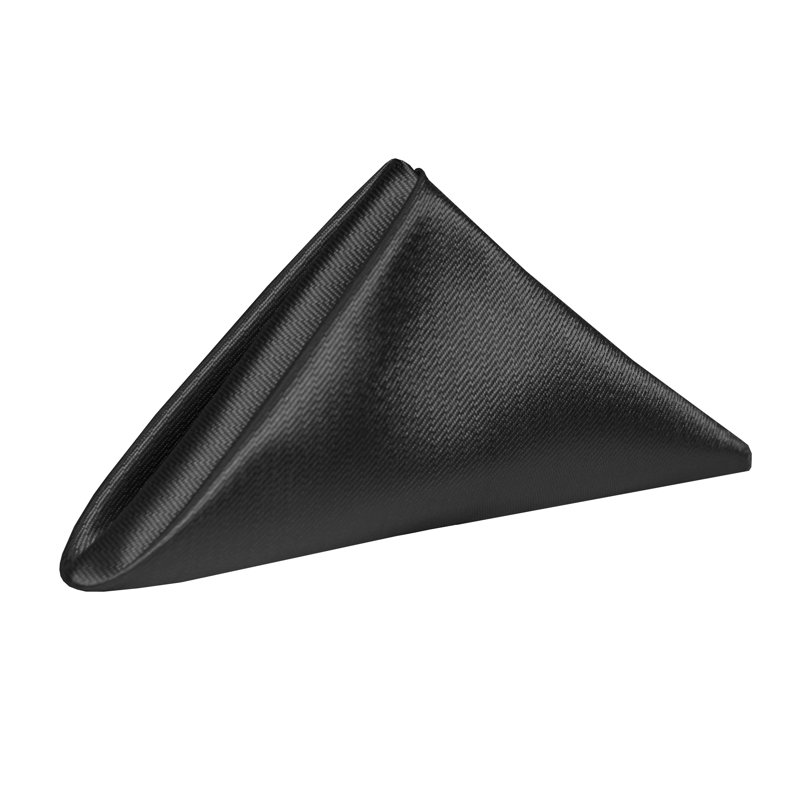 Serviette 20 "Rossana, Noir