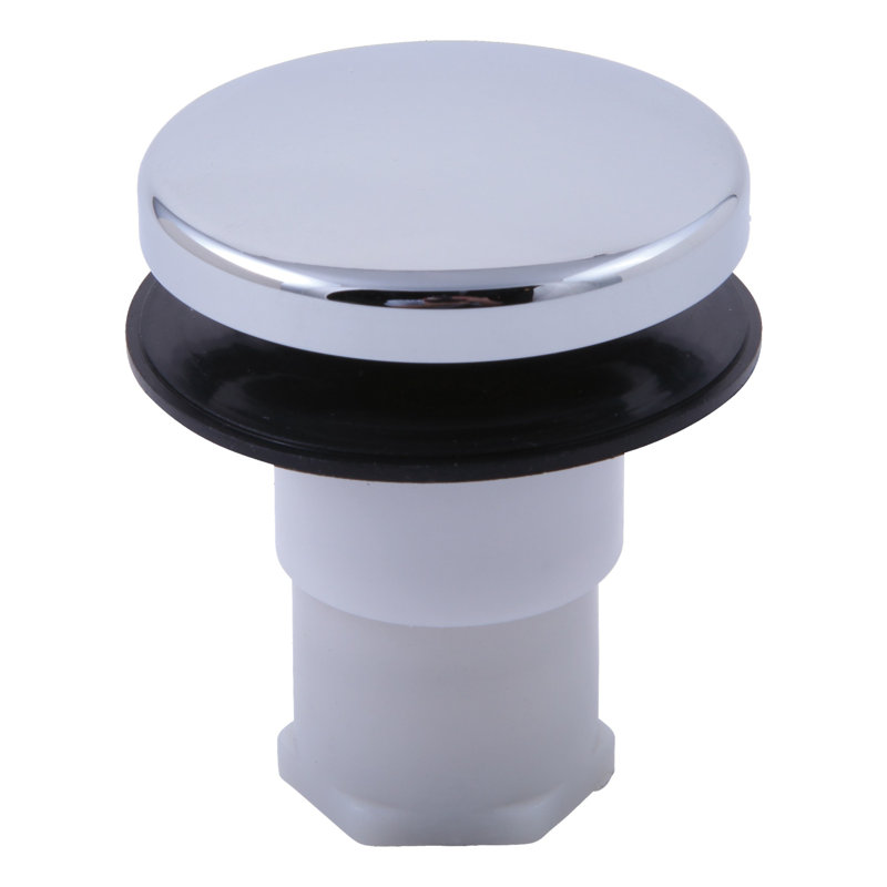 Pop-Up Kitchen Sink Drain, White
