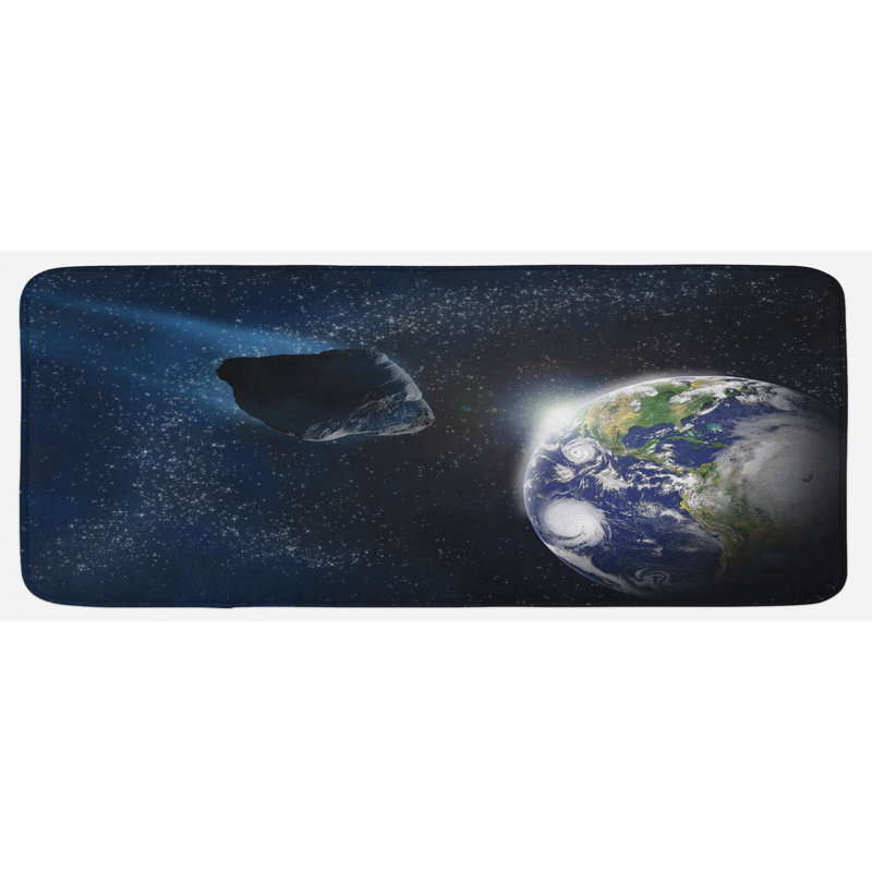 Tapis de cuisine galaxy
