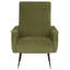 Dakota Velvet Retro Mid Century Accent Chair-33012599