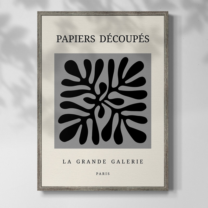 Matisse CECXCVI, reproduction d'art encadrée - bois massif, H 21 po x l 17 po