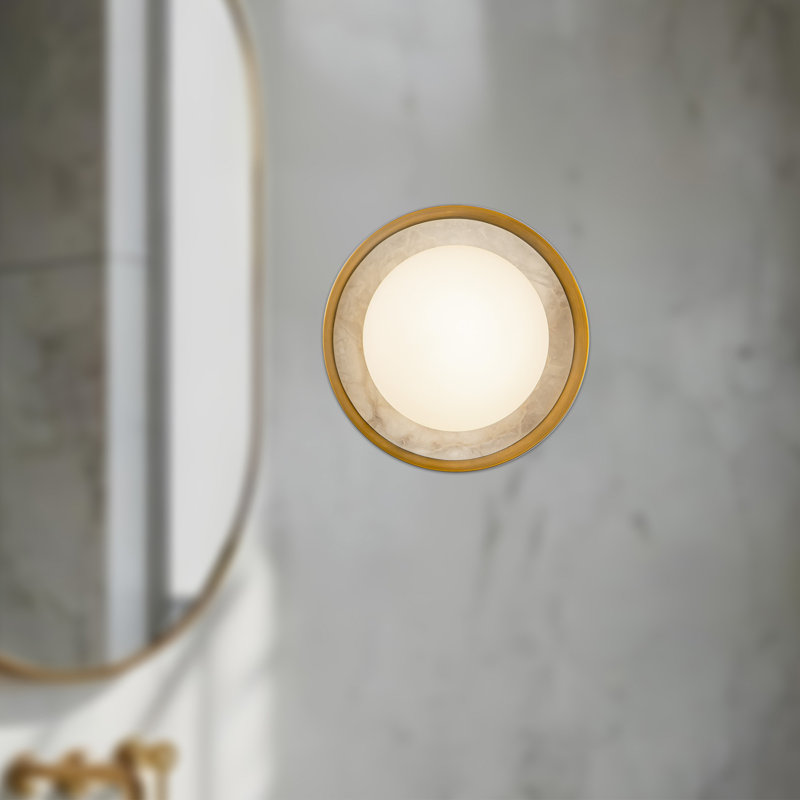 Alonso 1 - Light Bath Sconce, Vintage Brass