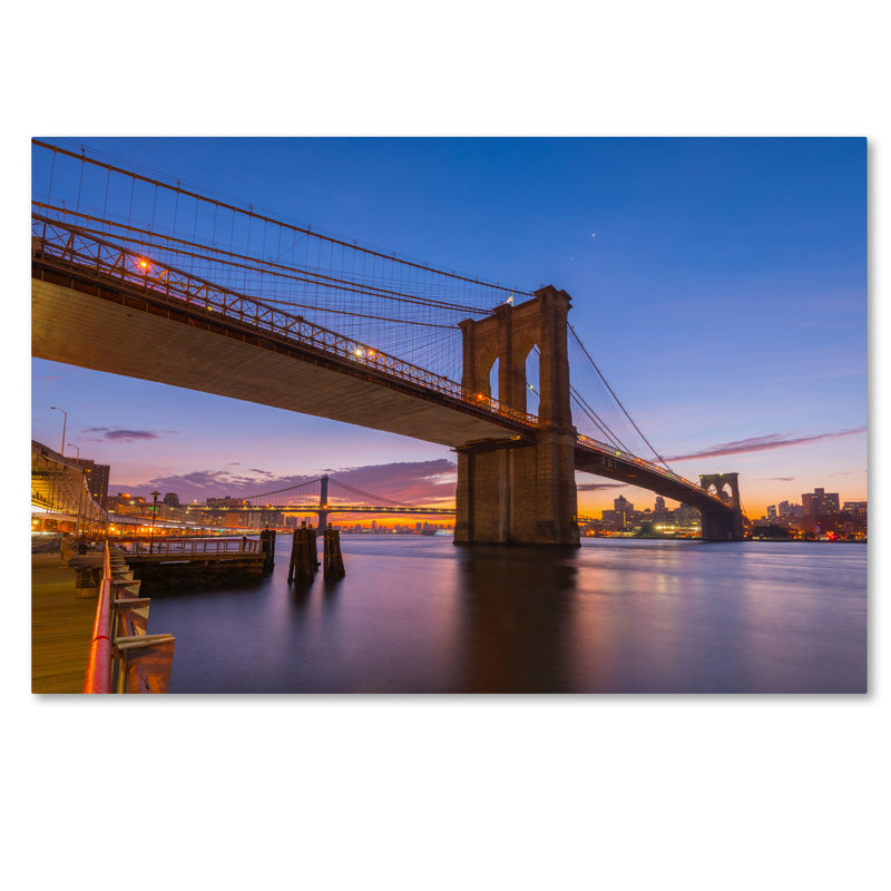 Ann «Bridge 1», reproduction de photo sur toile tendue Ann, H 12 po x l 19 po