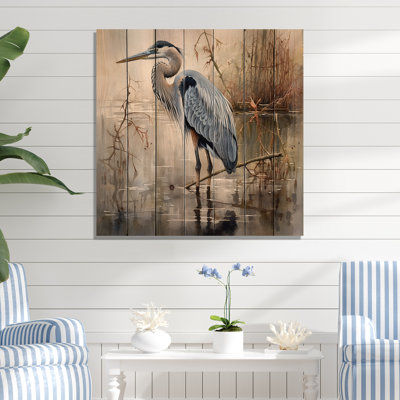 " Graceful Heron Waterbird IV "