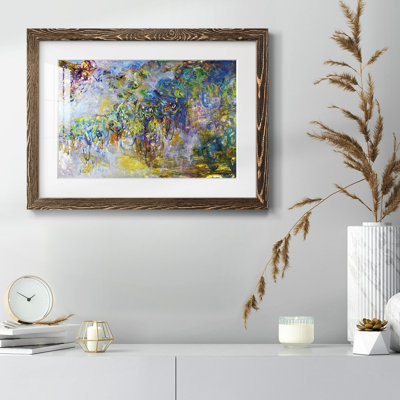 Wisteria [2] par Monet, reproduction d'art encadrée