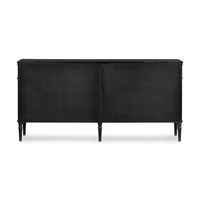 Toulouse 6 - Drawer Dresser, Distressed Black