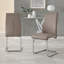 Scottsmoor Modern High Gloss & Glass Dining Table with 4 Luxury Faux Leather Chairs-685613352