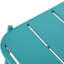 Table d'appoint en fer mat en bleu sarcelle pour créer un espace invitant