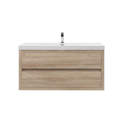 Futral 41.5'' Single Bathroom Vanity with Acrylic Top